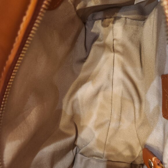 J Crew Harper Mini Satchel Camel Brown Bag - Picture 6 of 6